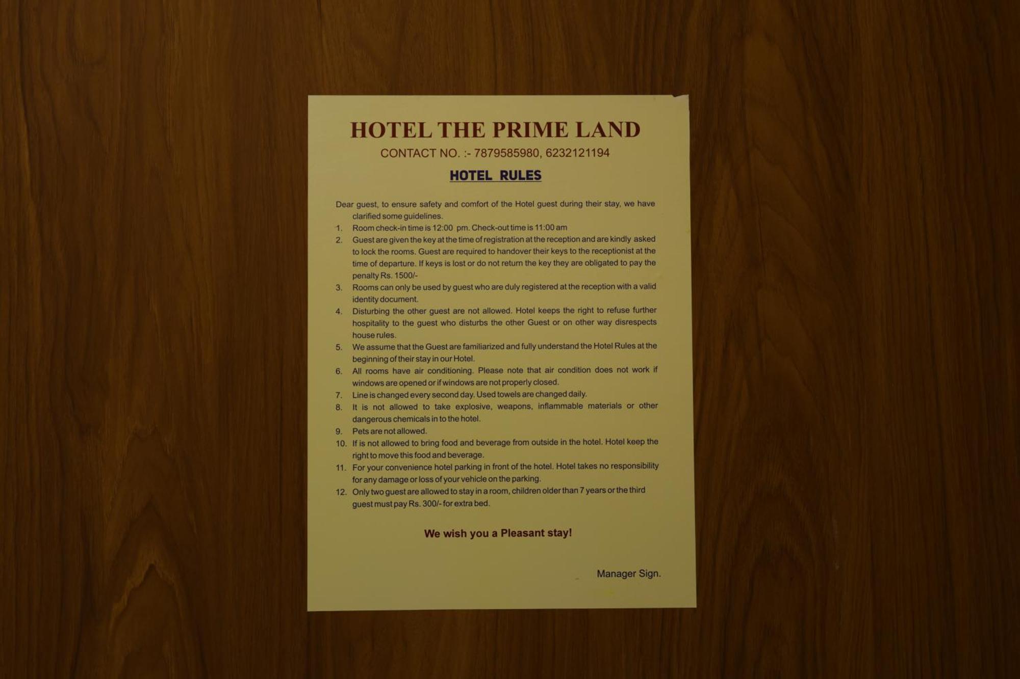 Hotel The Prime Land Hoshangabad Esterno foto